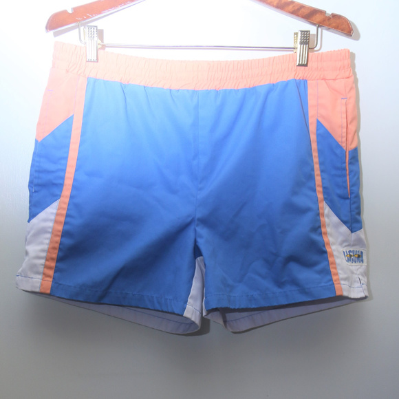 LAGUNA Other - 80's Vintage "LAGUNA" Colorblock Swim Trunks